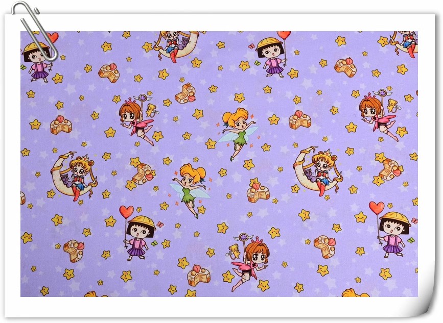 Sailor Moon Stars Cartoon Girl - Sewing In Textile recension och pris
