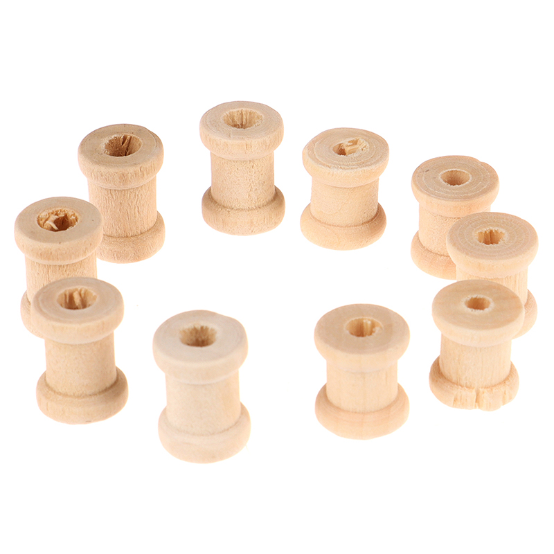 /KQM/100PCS Wooden Empty Threa - Thread Bobbins Empty recension och pris