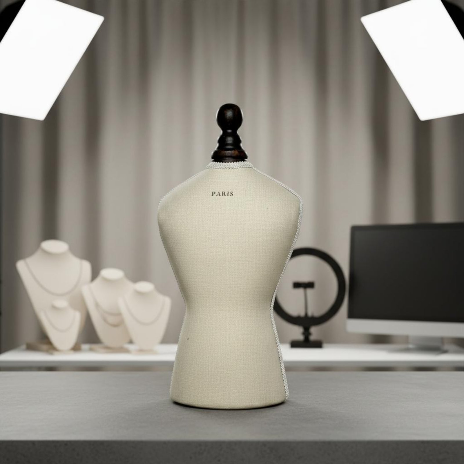 Necklace Bust Stand Tabletop B - Dress Form Mannequin recension och pris
