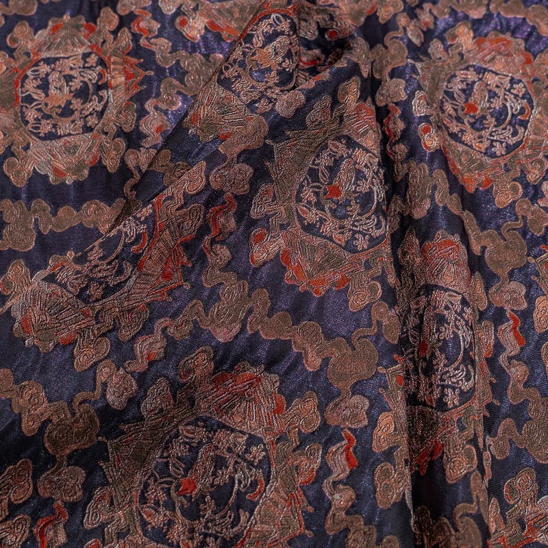 Purple Red Rayon Floral Jacqua - Sewing New recension och pris