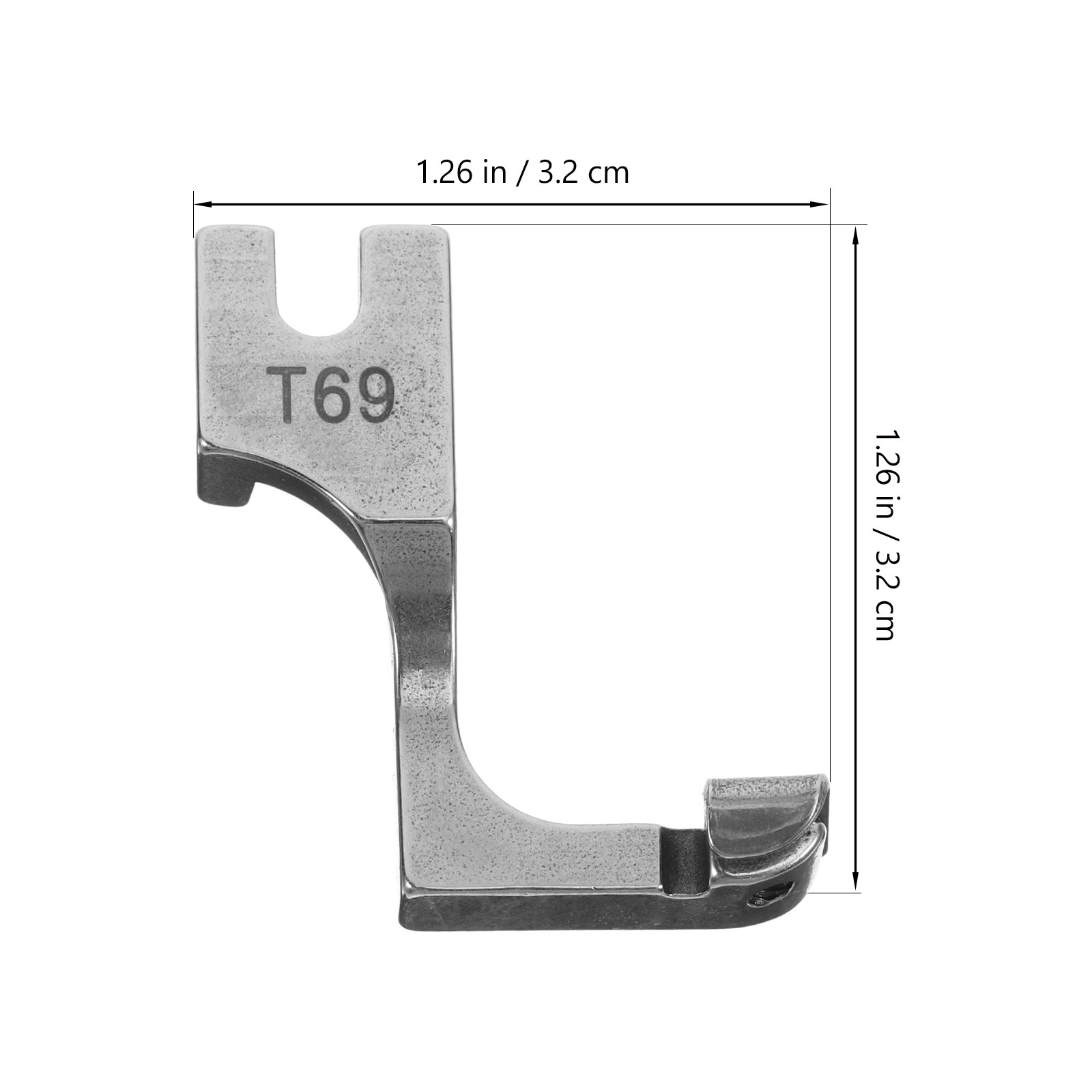 2Pcs Steel Adjustable Zipper P - Zipper Foot Presser recension och pris