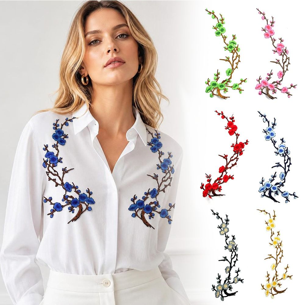DIY Cherry Blossom Iron On Pat - Sewing In Textile recension och pris
