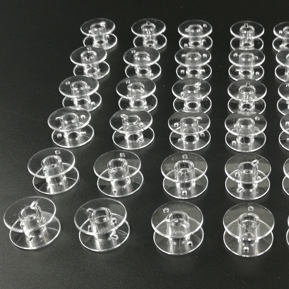 50Pcs Plastic Empty Wire Spool - Thread Bobbins Empty recension och pris