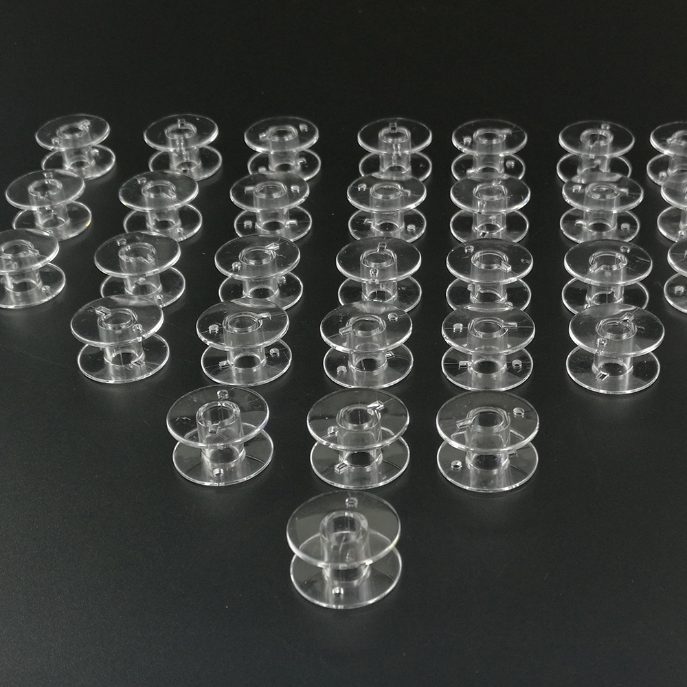 50Pcs Plastic Empty Wire Spool - Thread Bobbins Empty recension och pris