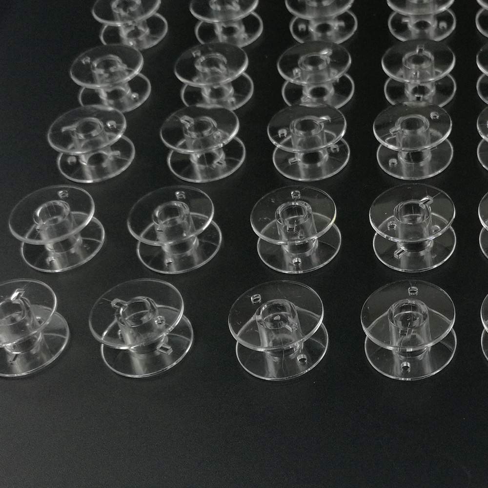 50Pcs Plastic Empty Wire Spool - Thread Bobbins Empty recension och pris