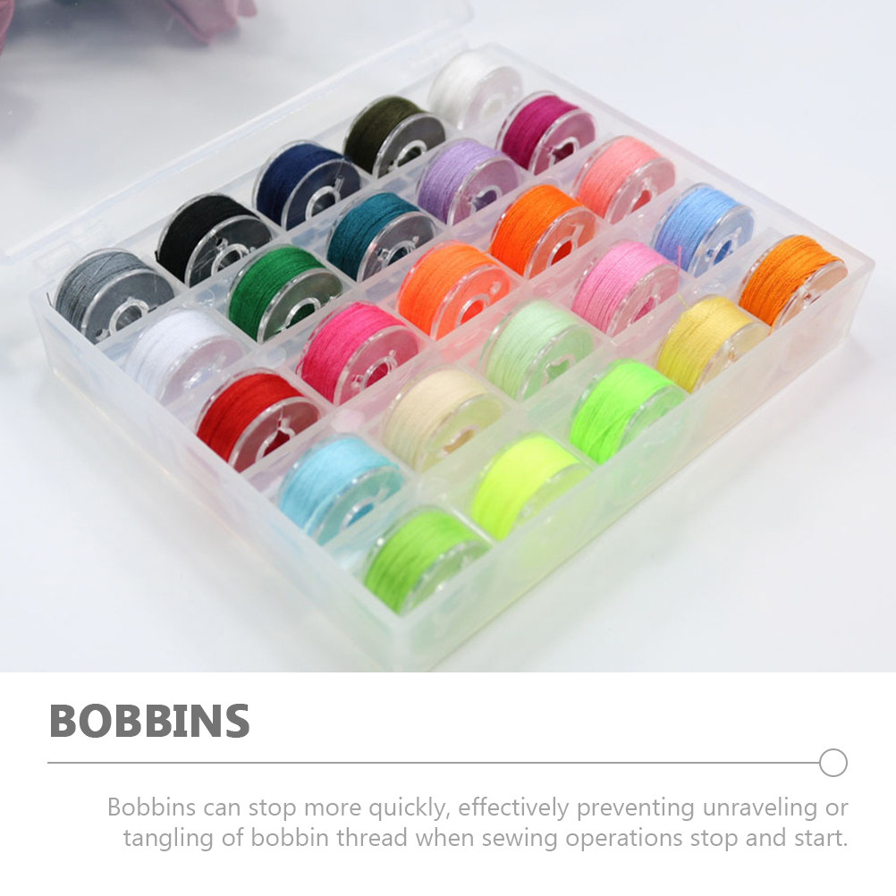 1Set Wear-Resistant Transparen - Thread Bobbins Empty recension och pris