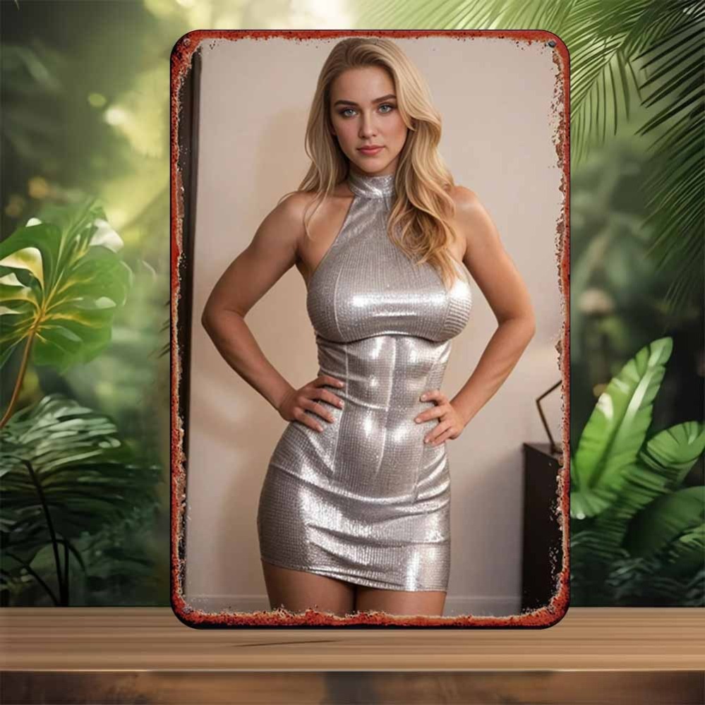 SHEINMETAL Silver Metallic Dre - Dress Form Mannequin recension och pris