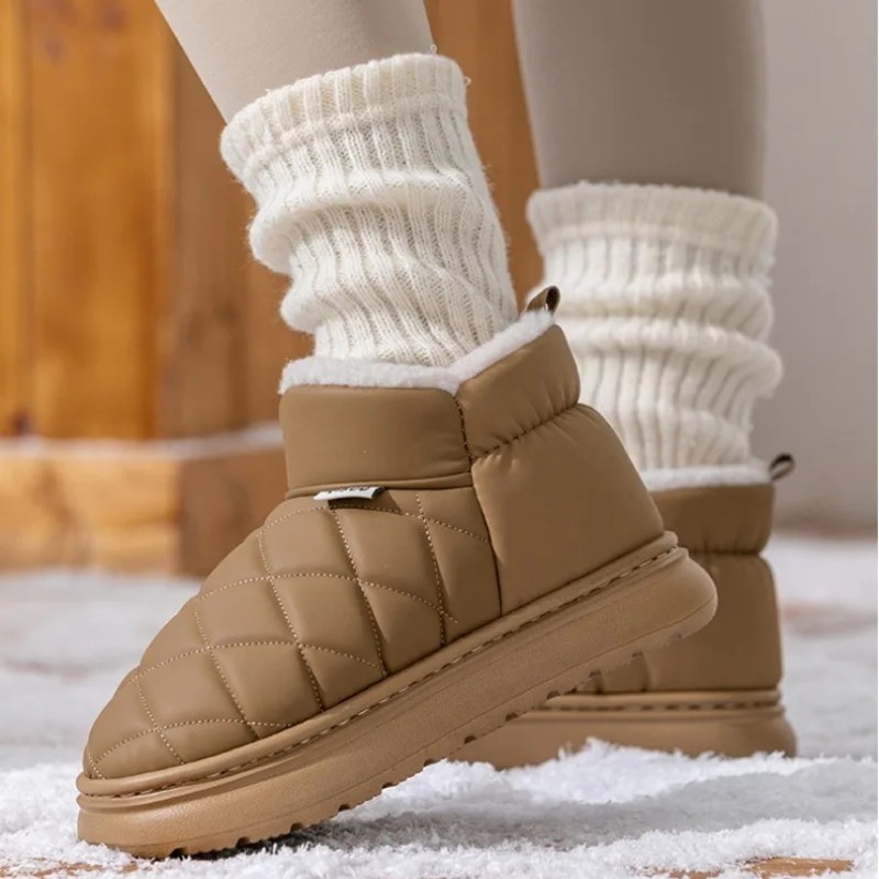Winter Fleece Lined Slippers A - Sewing Fleece recension och pris