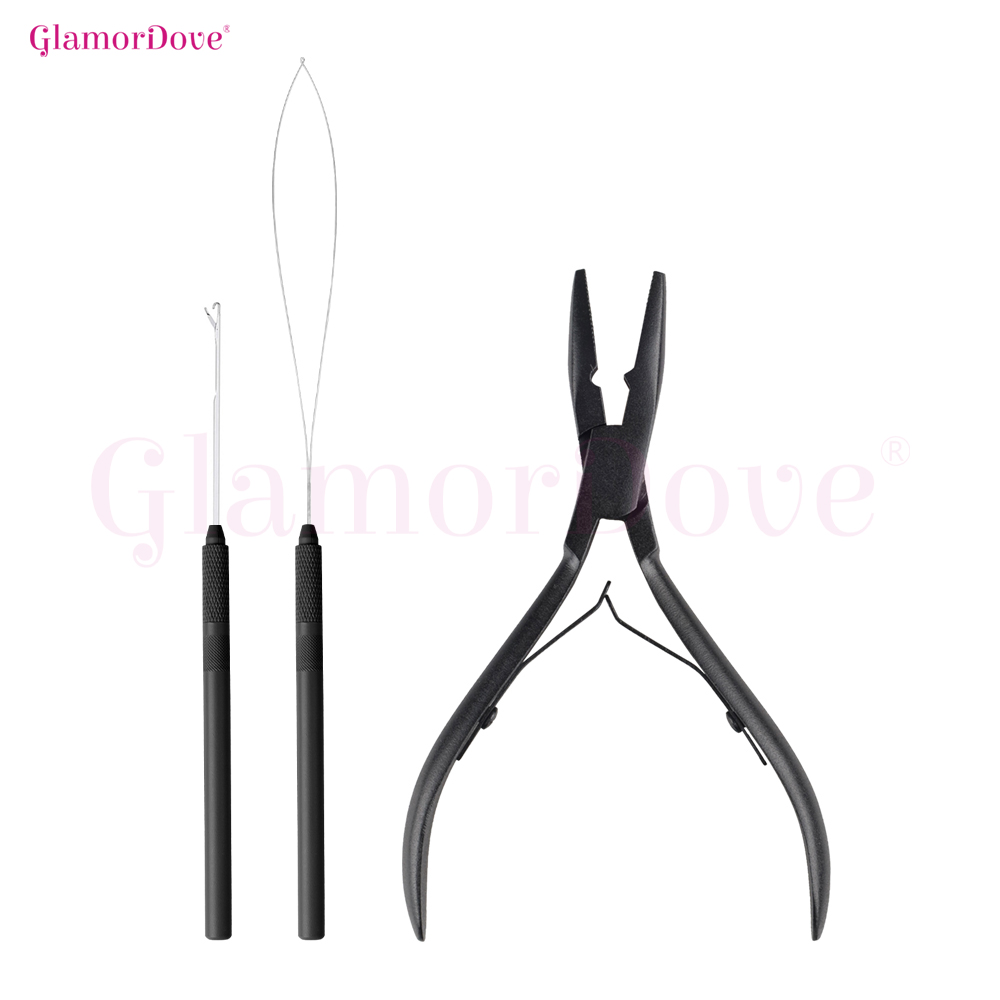 GlamorDove Micro Ring Hair Ext - Needle Threader Tool recension och pris
