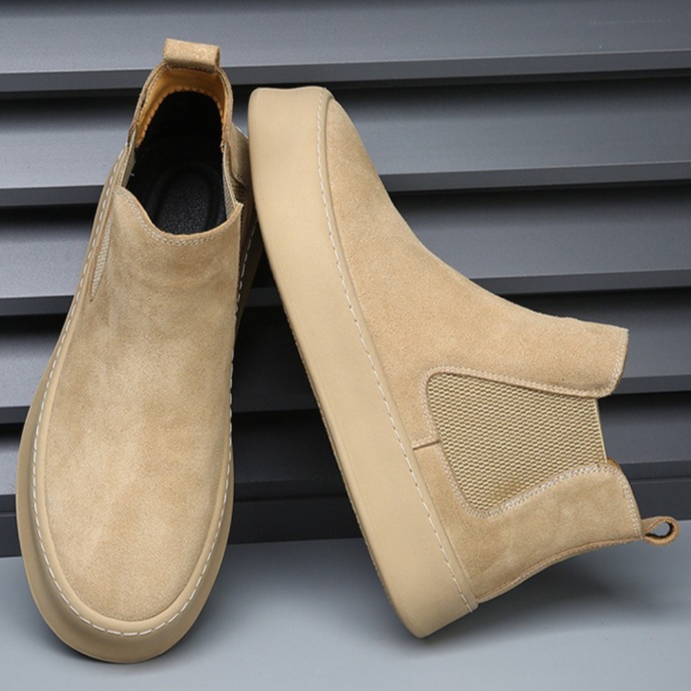 Leather Chelsea Boots for Man  - Sewing Fleece recension och pris