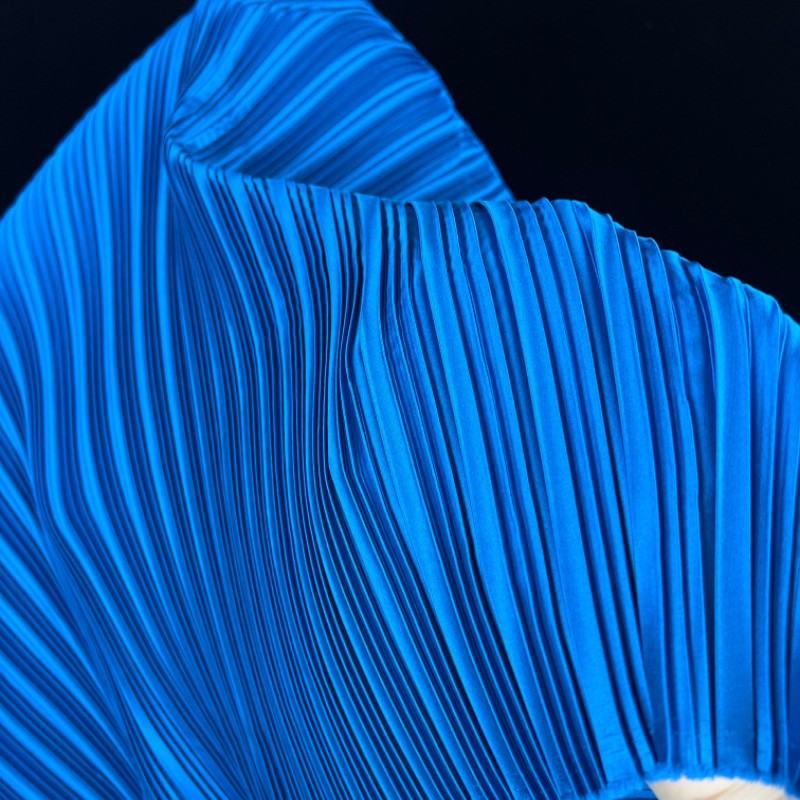 Stretch Imitation Silk Pleated - Sewing Garments recension och pris