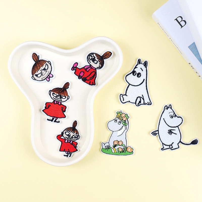 Moomin Cute Cartoon Embroidere - Iron On Patch recension och pris
