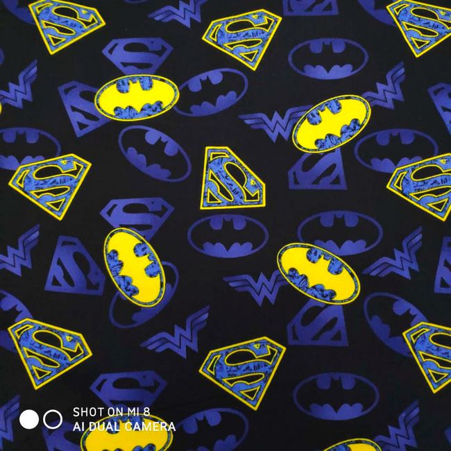 Bandai Batman Anime 100 Cotton - Sewing In Textile recension och pris