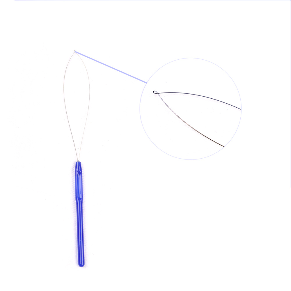 5 PCS Hair Extension Loop Need - Needle Threader Tool recension och pris