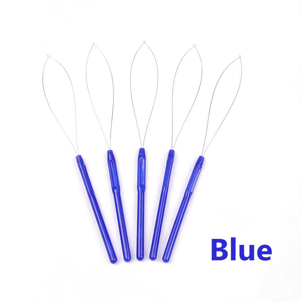 5 PCS Hair Extension Loop Need - Needle Threader Tool recension och pris