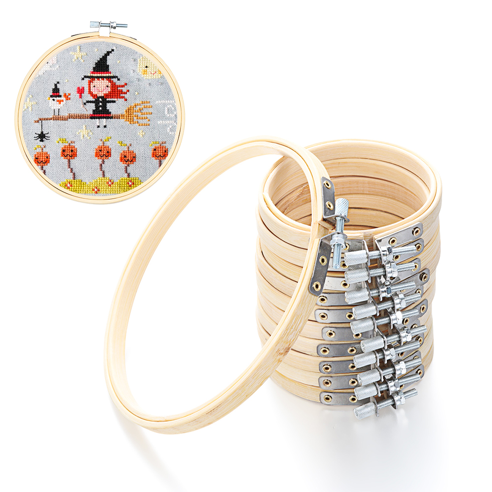 10/13/15/20cm Embroidery Hoop  - Sewing Recycle recension och pris