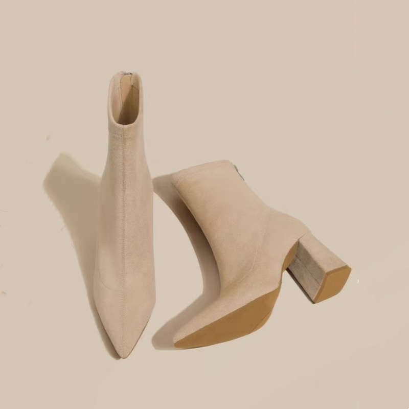 Winter Pointed Suede Comfortab - Sewing Net recension och pris
