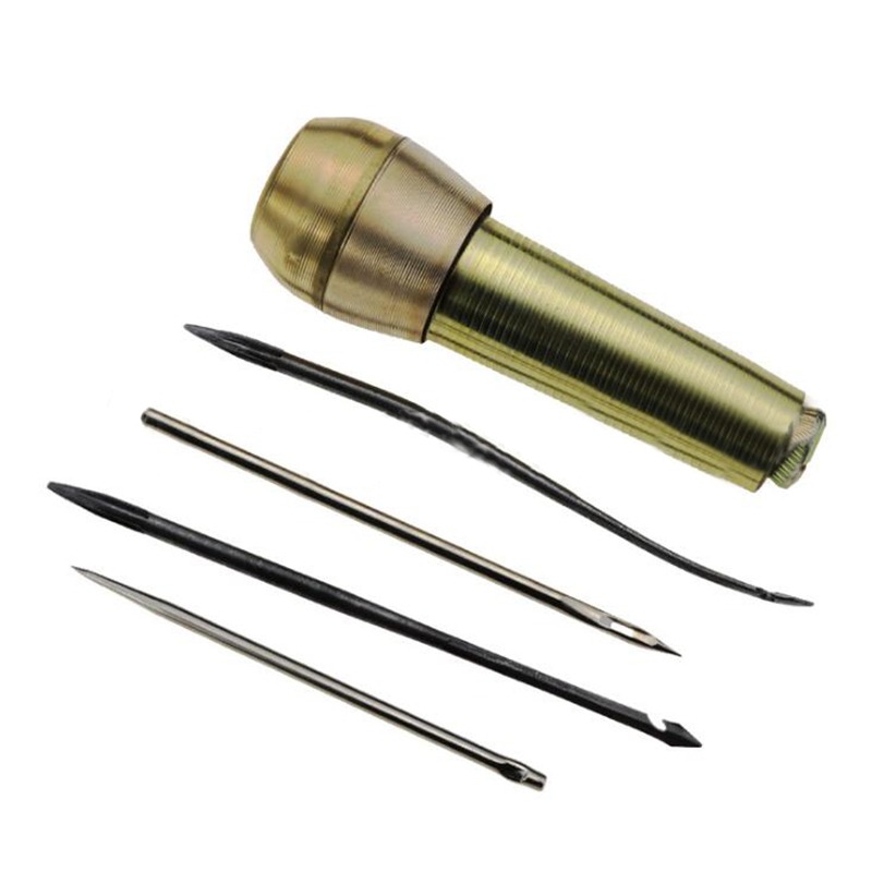 Copper Handle Sewing Awl DIY C - Needle Threader Tool recension och pris