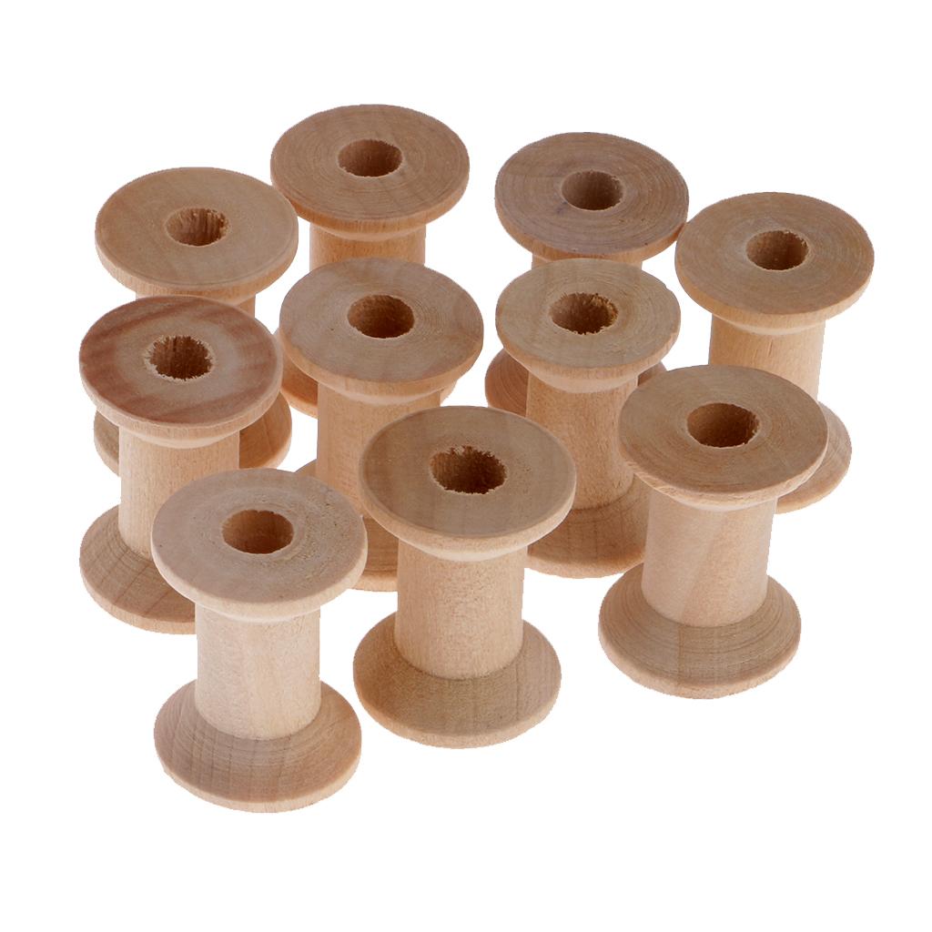 Wooden Empty Spool Thread Bobb - Thread Bobbins Empty recension och pris