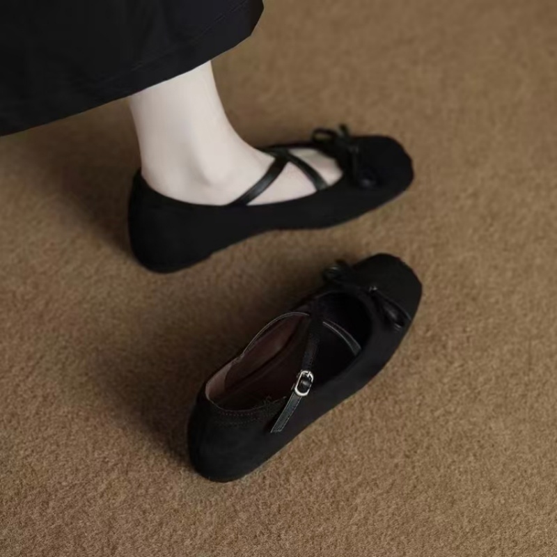 Women's Mary Jane Flats Criss- - Elastic Waistband Roll recension och pris