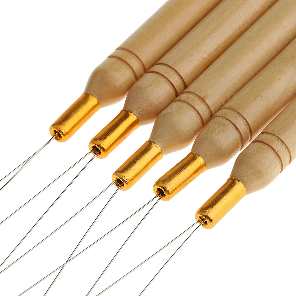 ARLANY Wooden Handle Hair Loop - Needle Threader Tool recension och pris