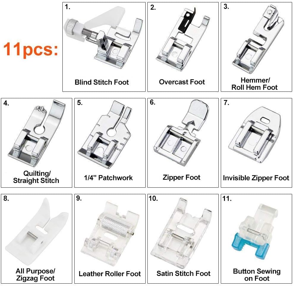 11Pcs Presser Feet Set - Walki - Sewing Kit recension och pris