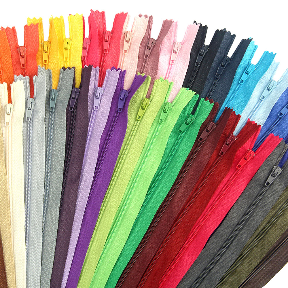 10Pcs Nylon Coil Zipper 20cm C - Sewing Garments recension och pris