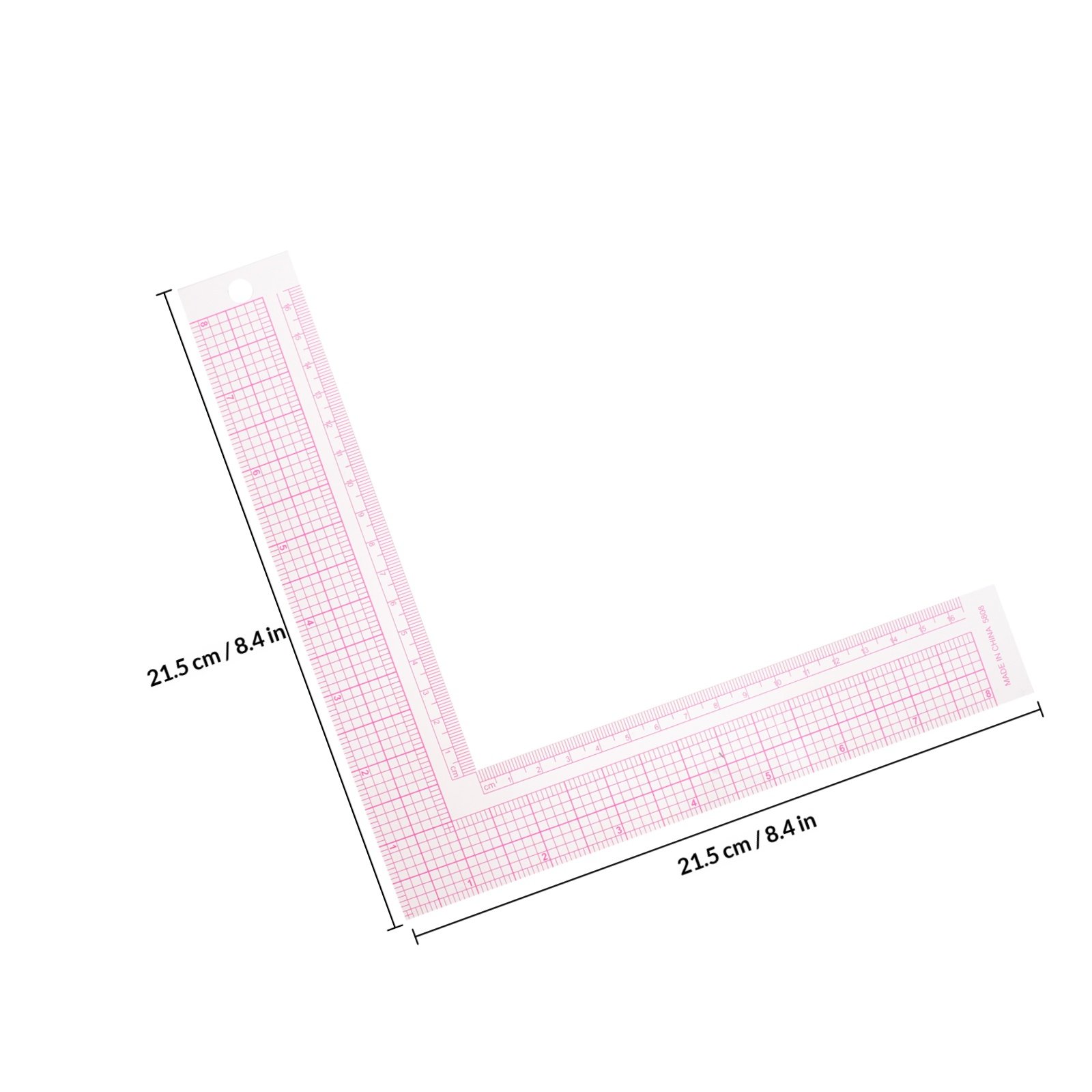 2Pcs Plastic Sewing Ruler Prof - Sewing Garments recension och pris