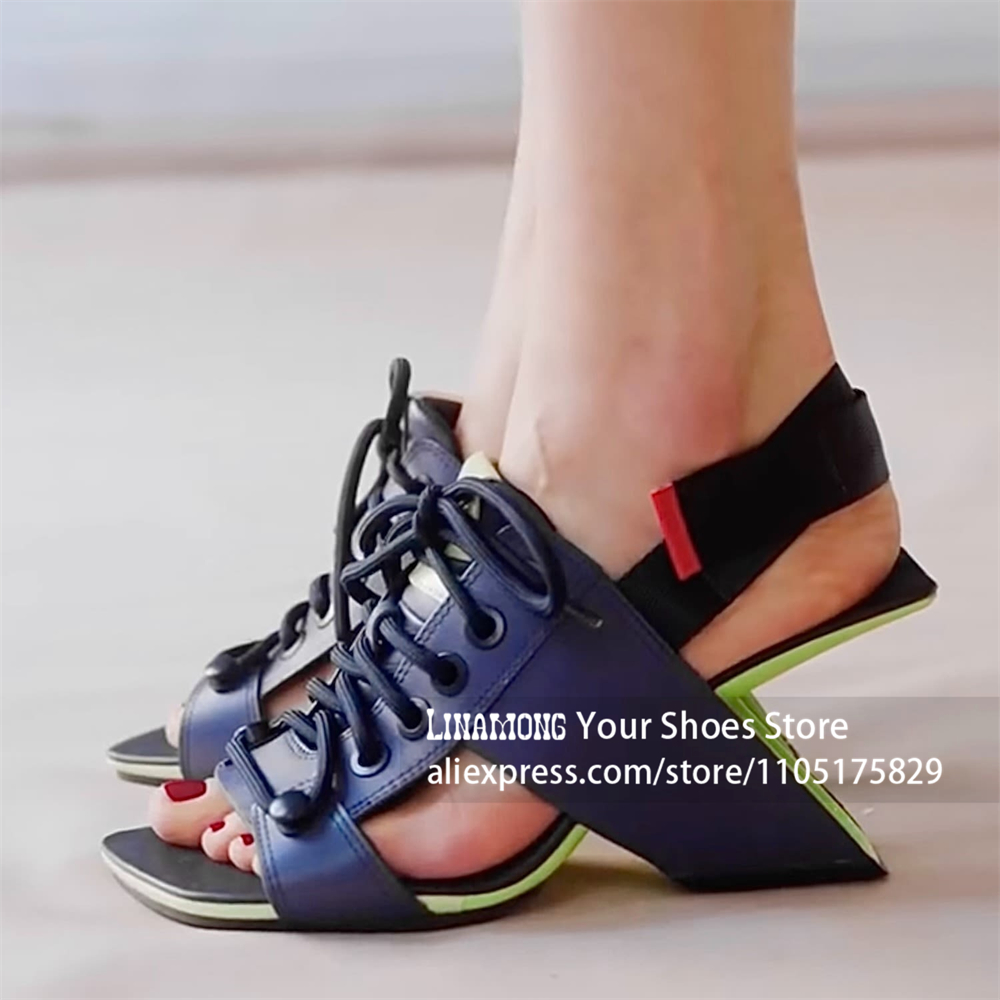 Geometric Block Asymmetrical H - Elastic Waistband Roll recension och pris