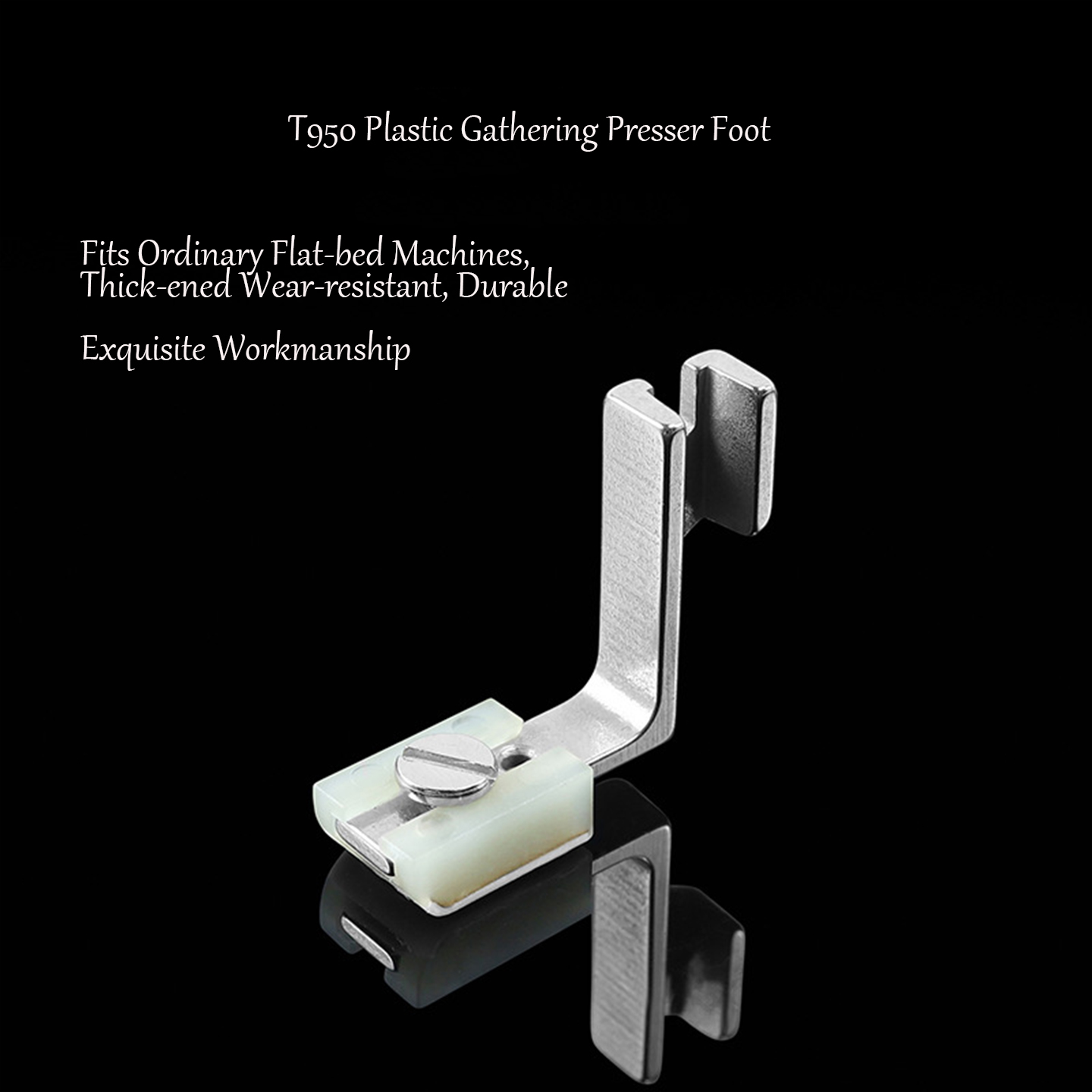 T950 Teflon Plastic Gathering  - Textile Sewing Machine recension och pris
