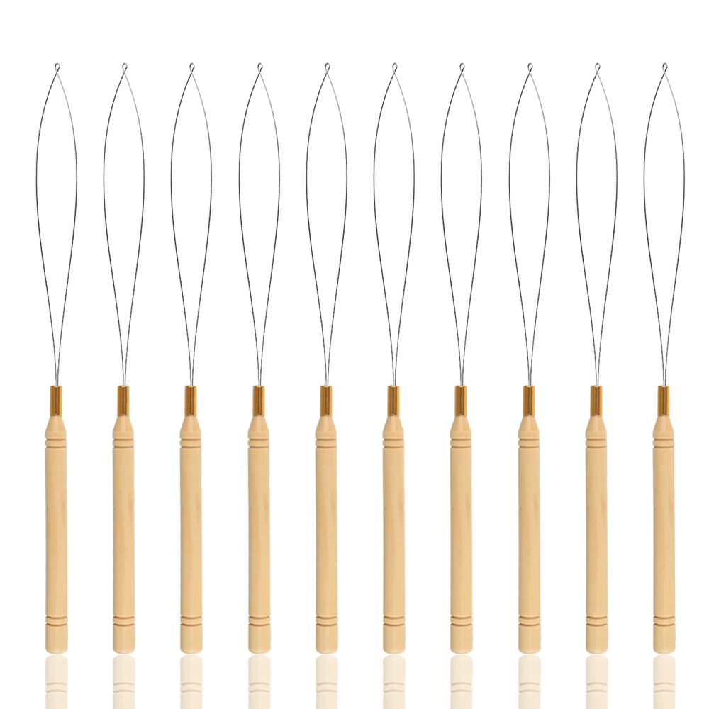 10Pcs Micro Rings Loop Tool Ha - Needle Threader Tool recension och pris