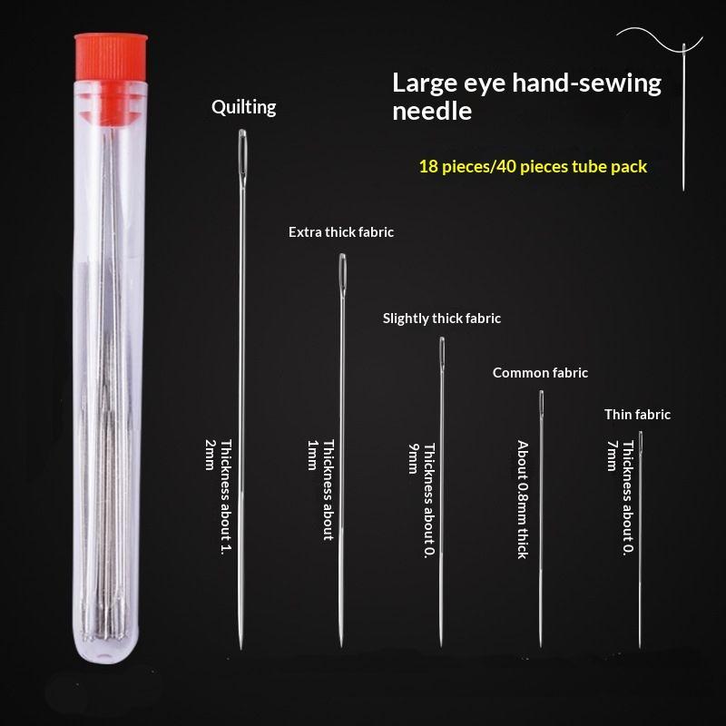 New Stainless Steel Large Eye  - Needle Threader Tool recension och pris