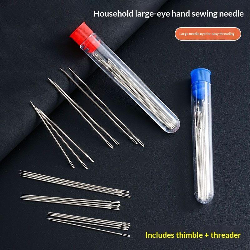 New Stainless Steel Large Eye  - Needle Threader Tool recension och pris