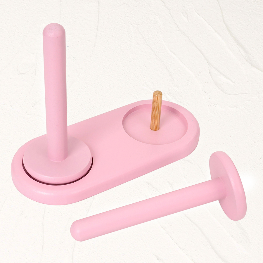 1pc Double-Axis Wooden Yarn Ho - Sewing Production recension och pris