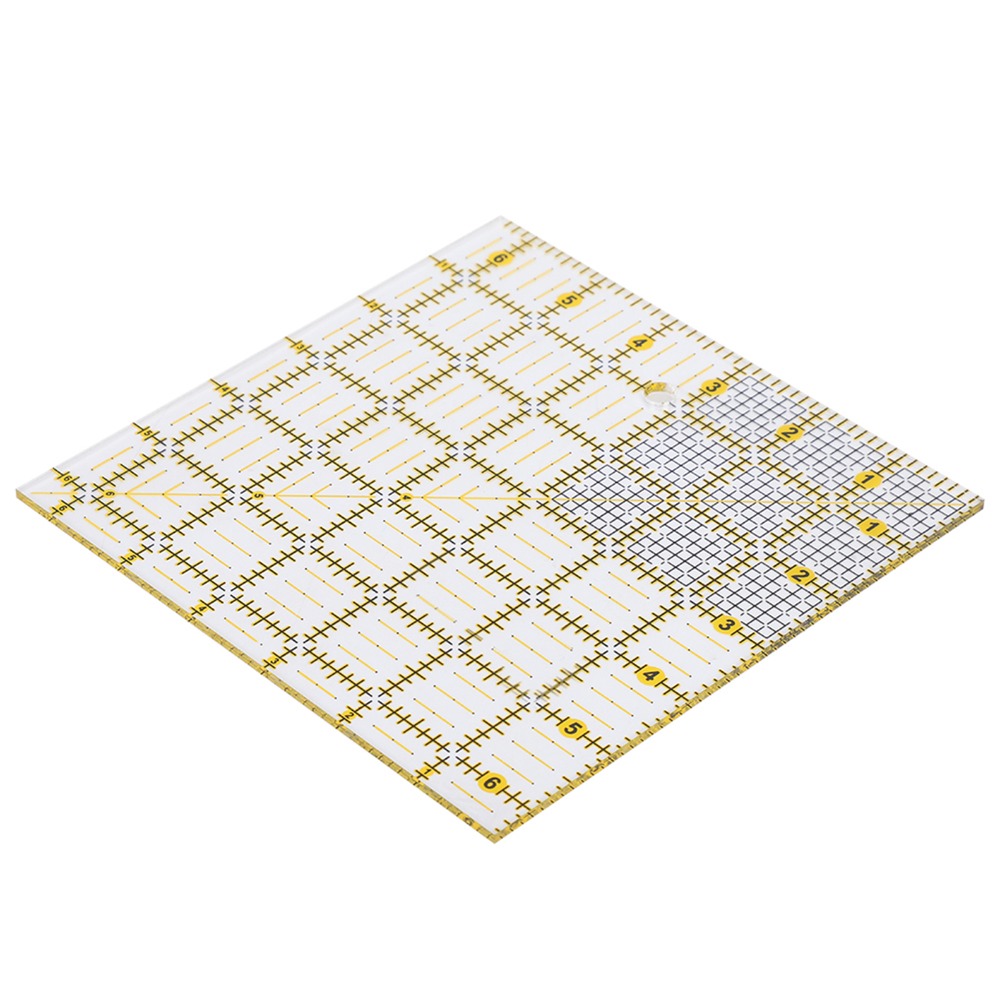 Durable 6.5x6.5in Square Quilt - Quilting Ruler Square recension och pris