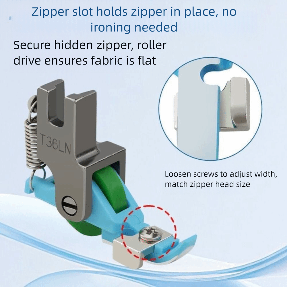 Adjustable Invisible Zipper Fo - Zipper Foot Presser recension och pris