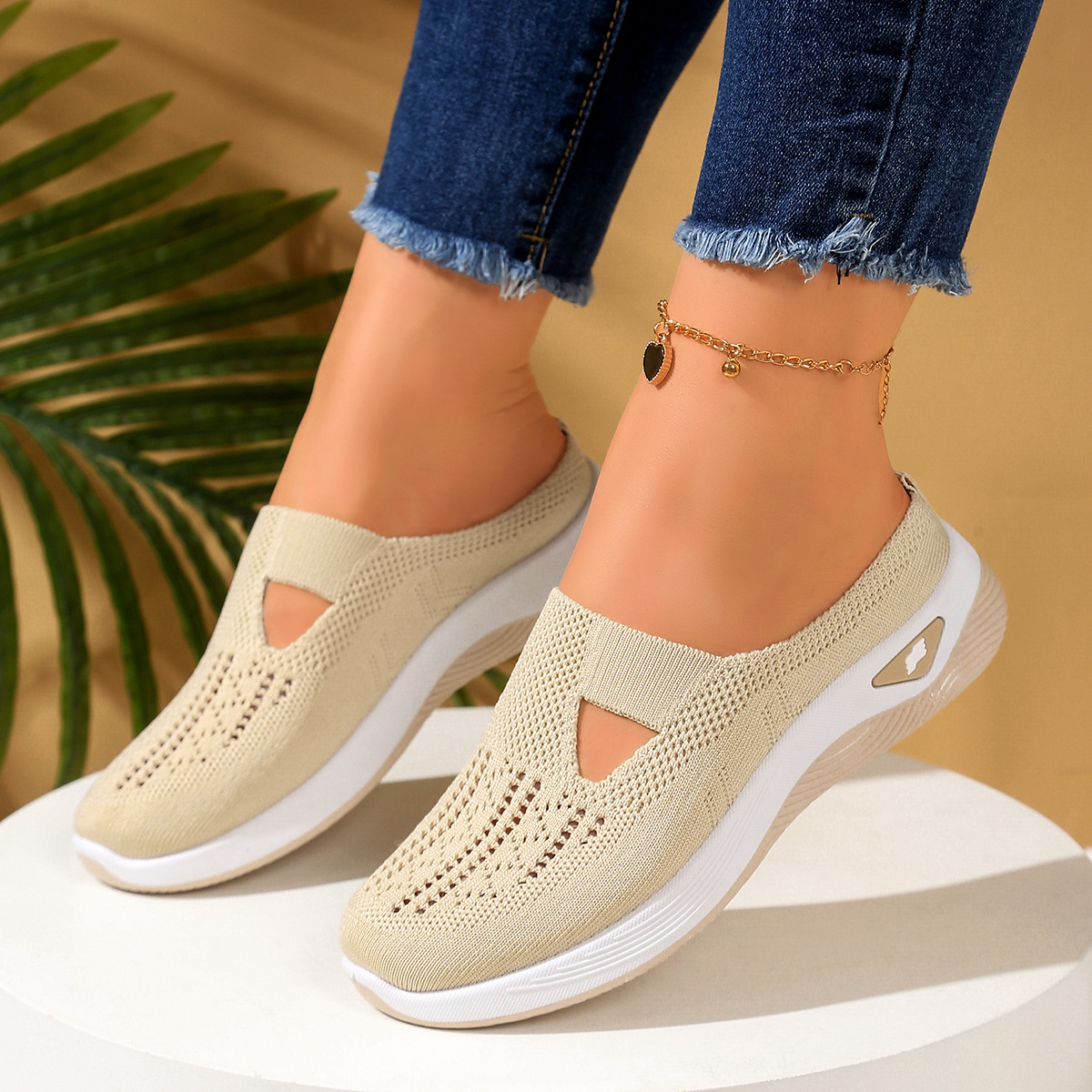 Women Shoes Breathable Half Sl - Sewing Net recension och pris
