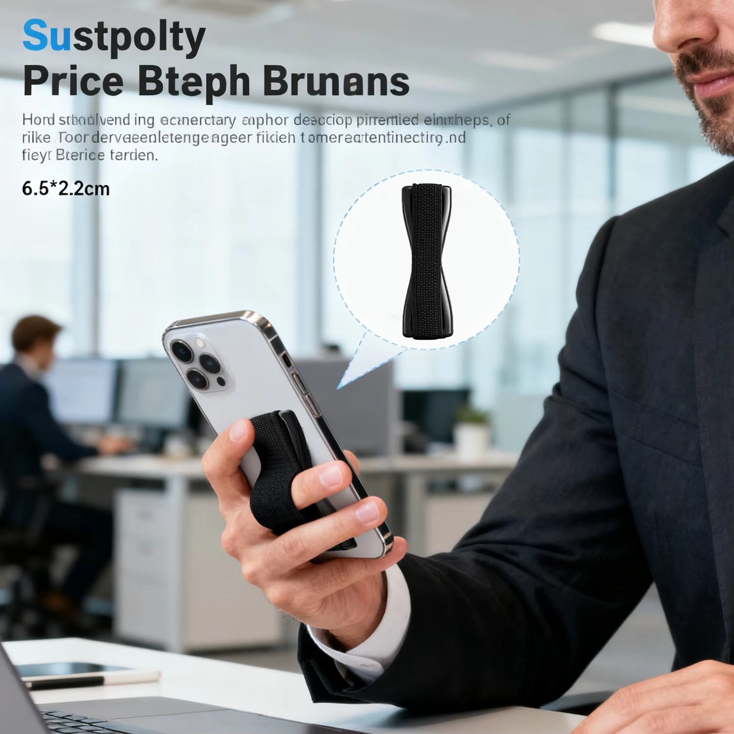 Portable Phone Grip Elastic St - Elastic Waistband Roll recension och pris