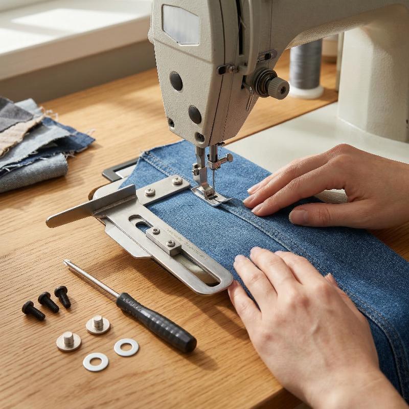 Three Needle Five Thread Zigza - Sewing In Textile recension och pris