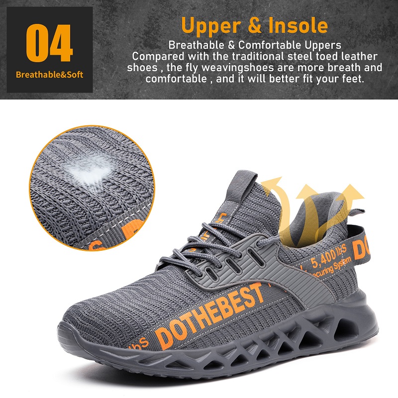 Steel Toe Safety Shoes for Men - Sewing Net recension och pris